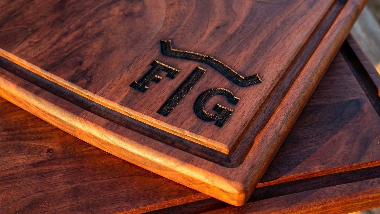 Tábua de carne com o FTG gravado